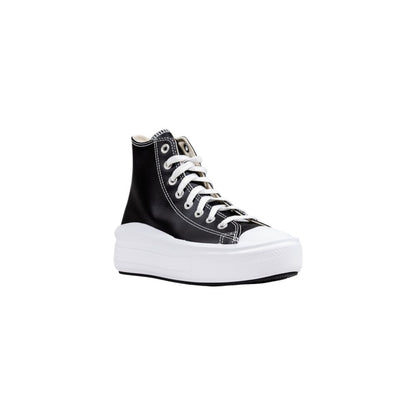 Converse Black Synthetic Platform Sneakers