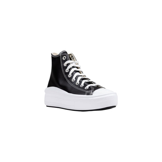 Converse Black Synthetic Platform Sneakers