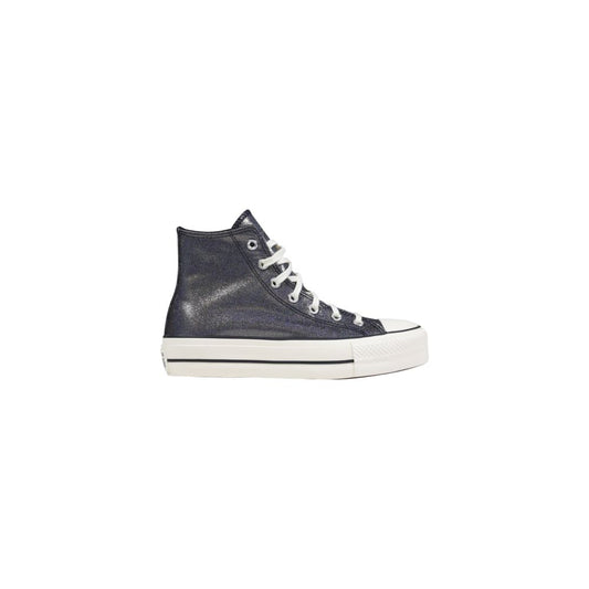 Converse Black Synthetic Platform Sneakers