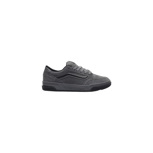 Vans Gray Suede Leather Low Top Sneakers