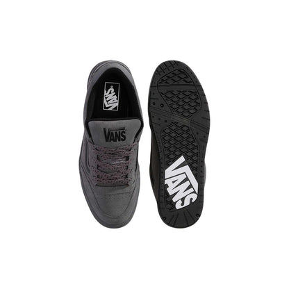 Vans Gray Suede Leather Low Top Sneakers