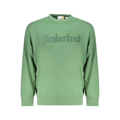 Timberland Verde Cotton Men Sweatshirt