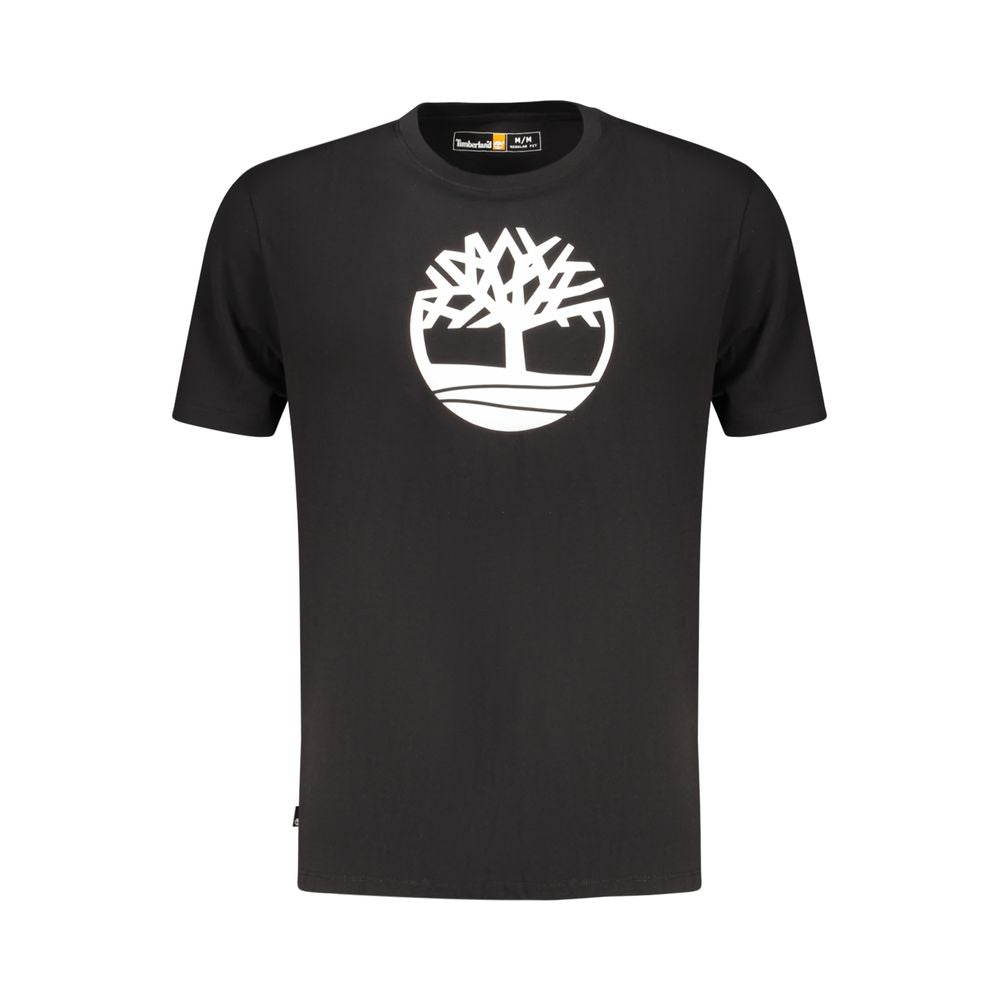 Timberland Black Cotton Men's T-Shirt
