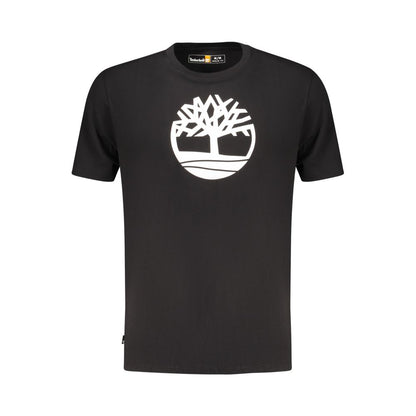 Timberland Black Cotton Men's T-Shirt