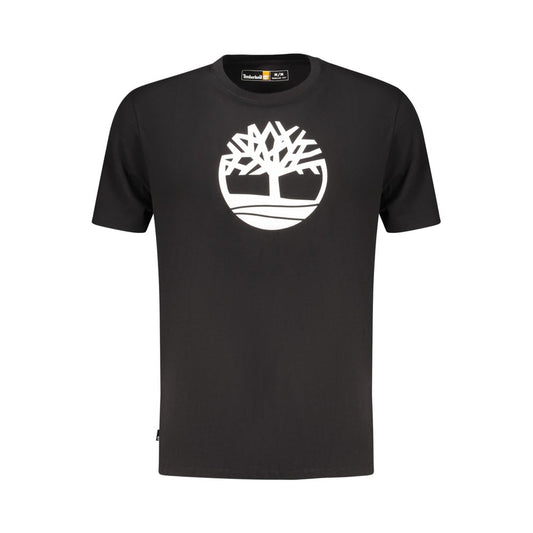 Timberland Black Cotton Men's T-Shirt