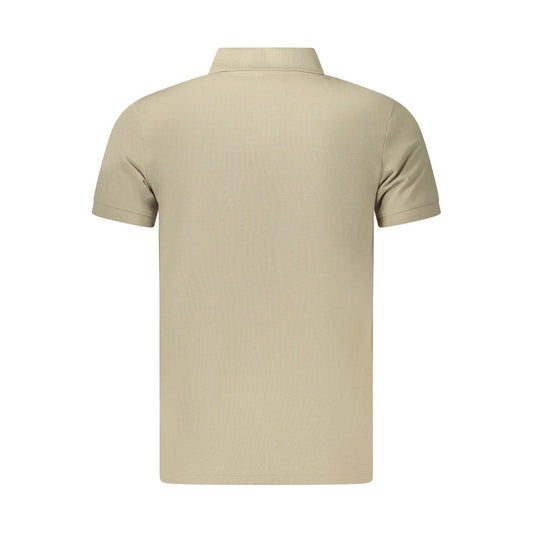 Timberland Beige Cotton Men Polo Shirt