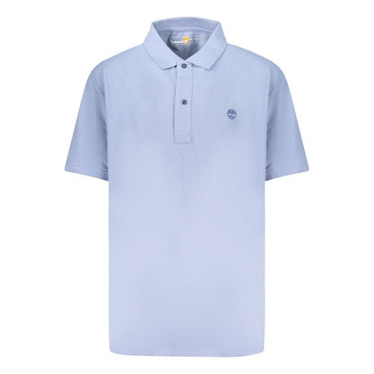 Timberland Azzurro Cotton Men Polo Shirt