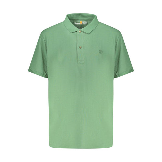 Timberland Verde Cotton Men Polo Shirt