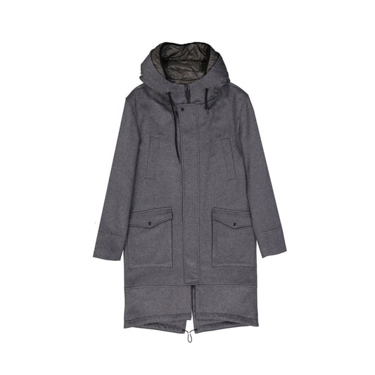 Herno Gray Cashmere Coat
