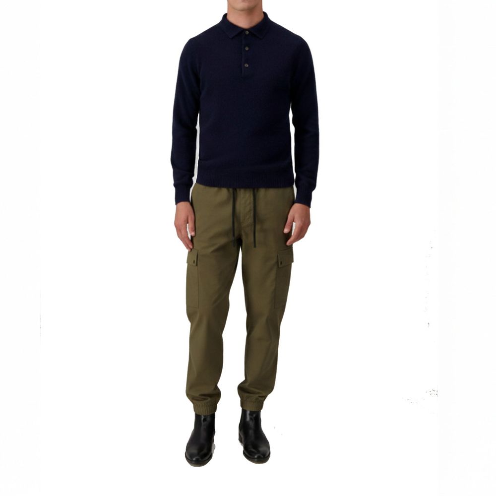 Herno Bicolor Polyester Cargo Pants