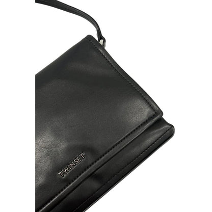 Twinset Black Polyethylene Clutch Bag
