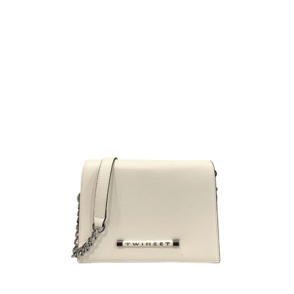 Twinset White PU Women Crossbody Bag