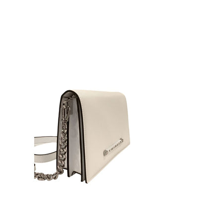 Twinset White PU Women Crossbody Bag