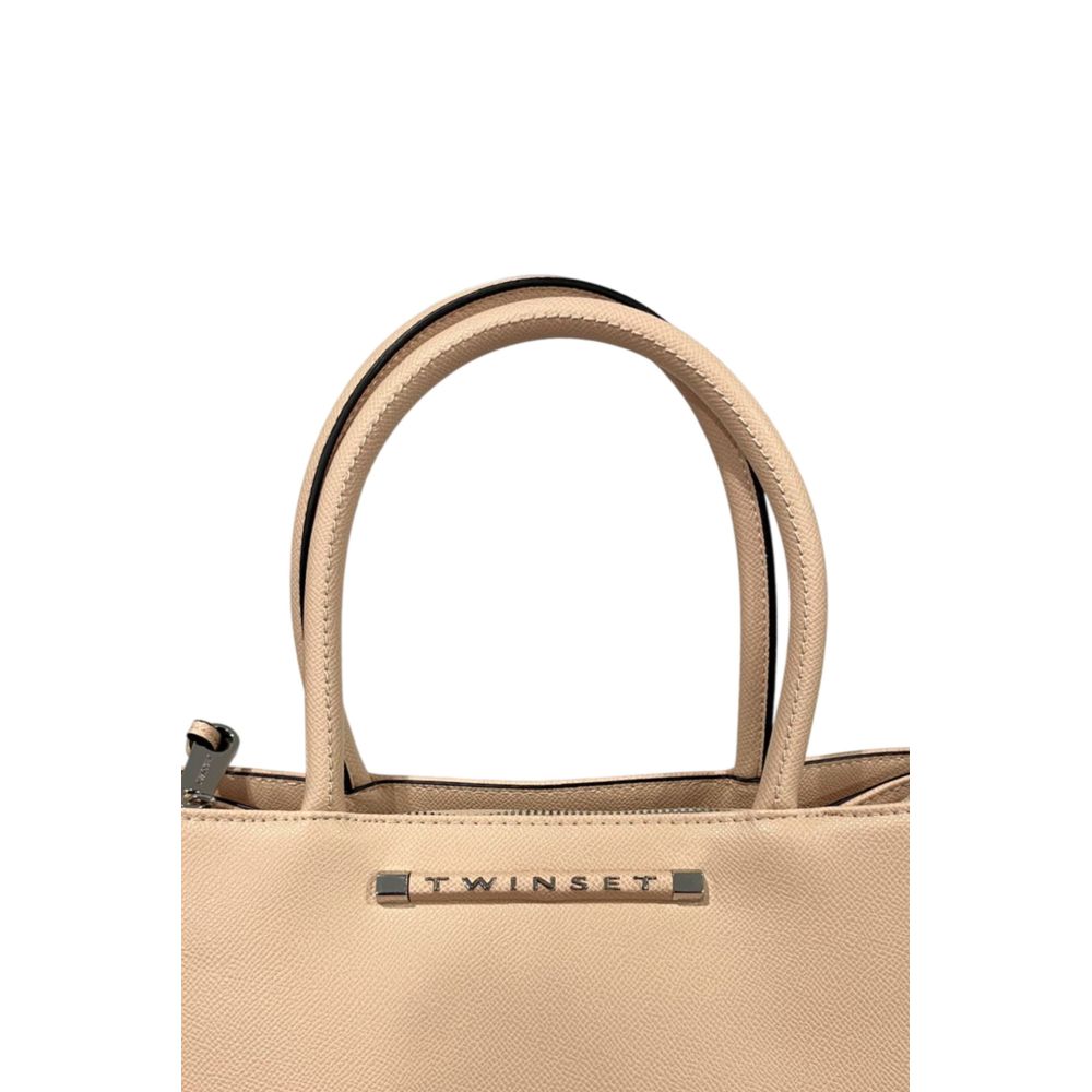 Twinset Pink Polyurethane Women Handbag