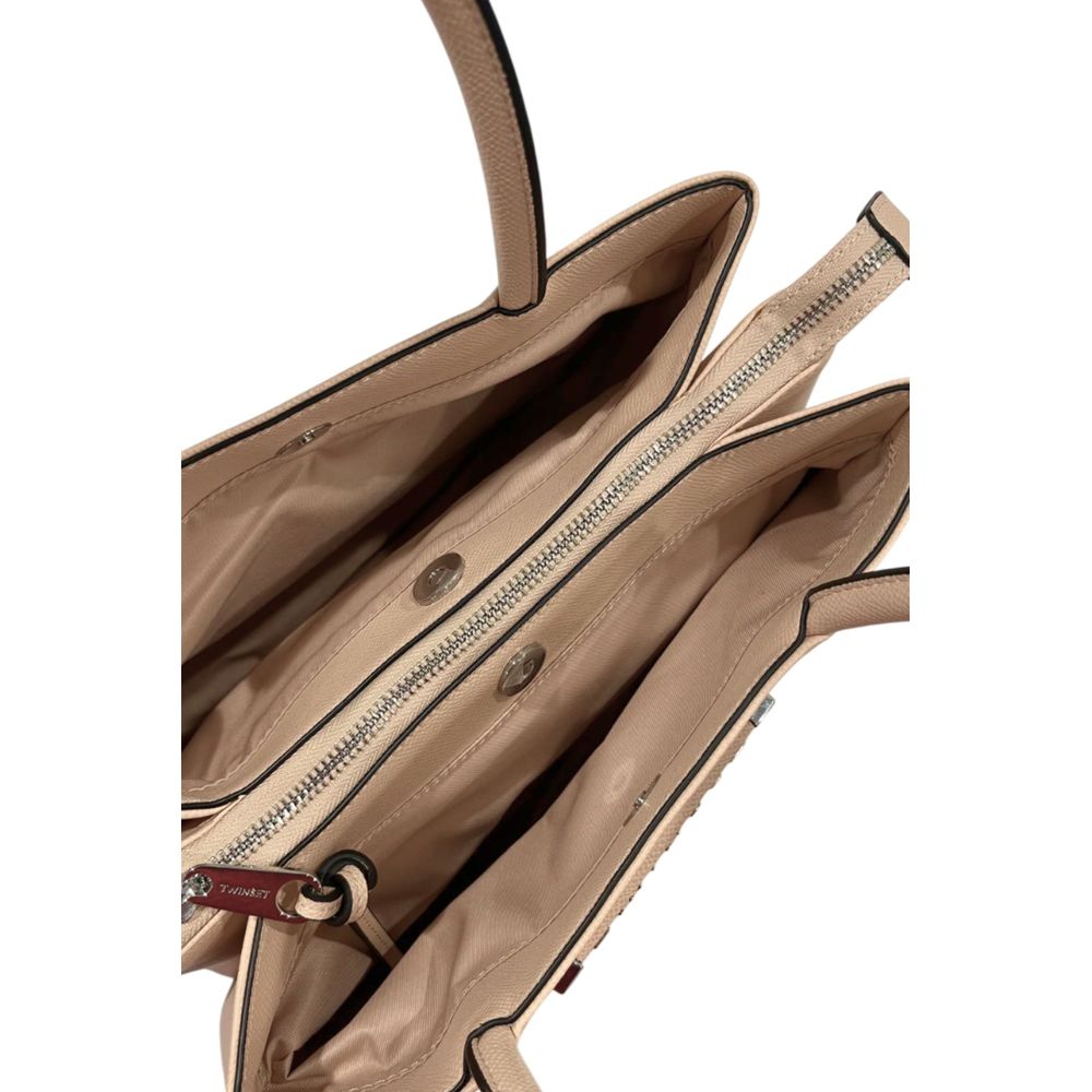 Twinset Pink Polyurethane Women Handbag