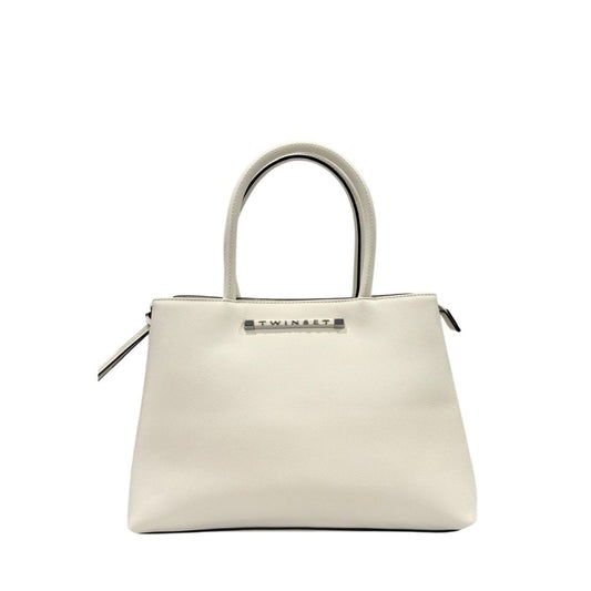 Twinset White PU Women Handbag