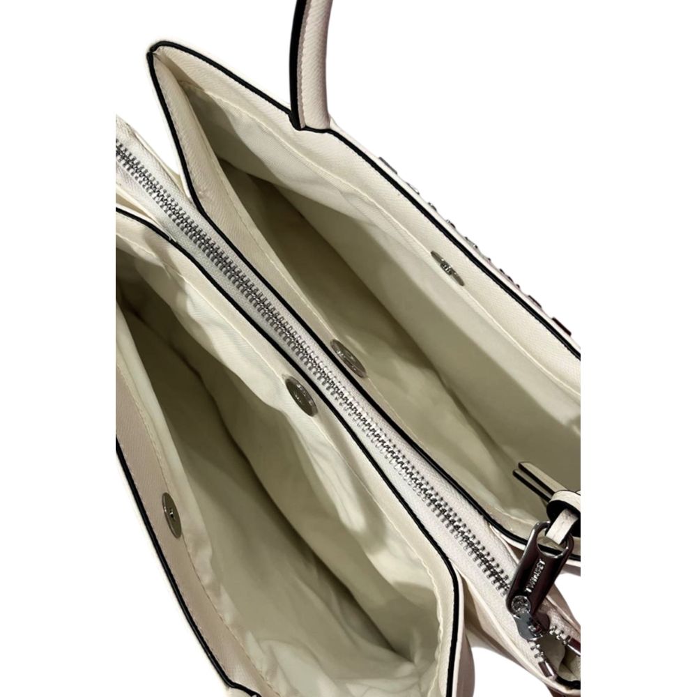 Twinset White PU Women Handbag