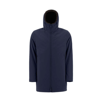 Herno Blue Polyamide Coat