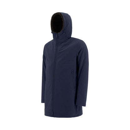 Herno Blue Polyamide Coat