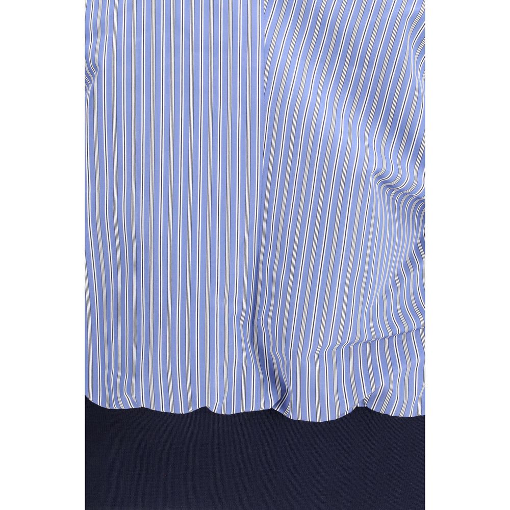 Sacai Blue Polyester Pattern Shirt