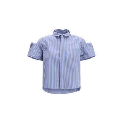 Sacai Blue Polyester Shortsleeve Shirt