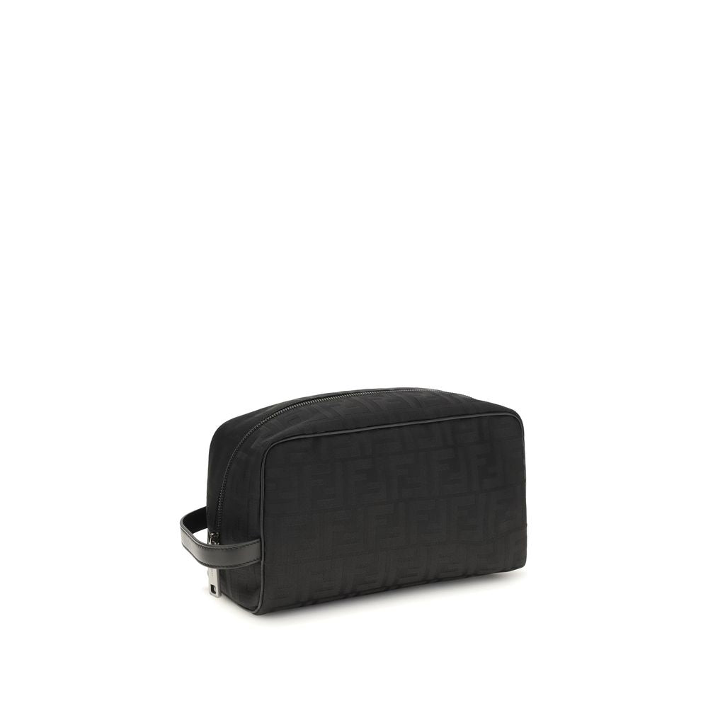 Fendi Black Polyester Luggage And Travel