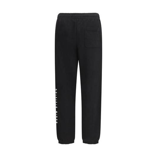 Diesel Black Cotton Joggers (Workout Pants)