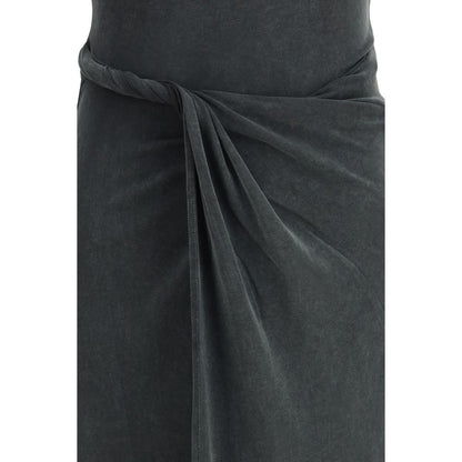 Diesel Gray Modal Casual Dress