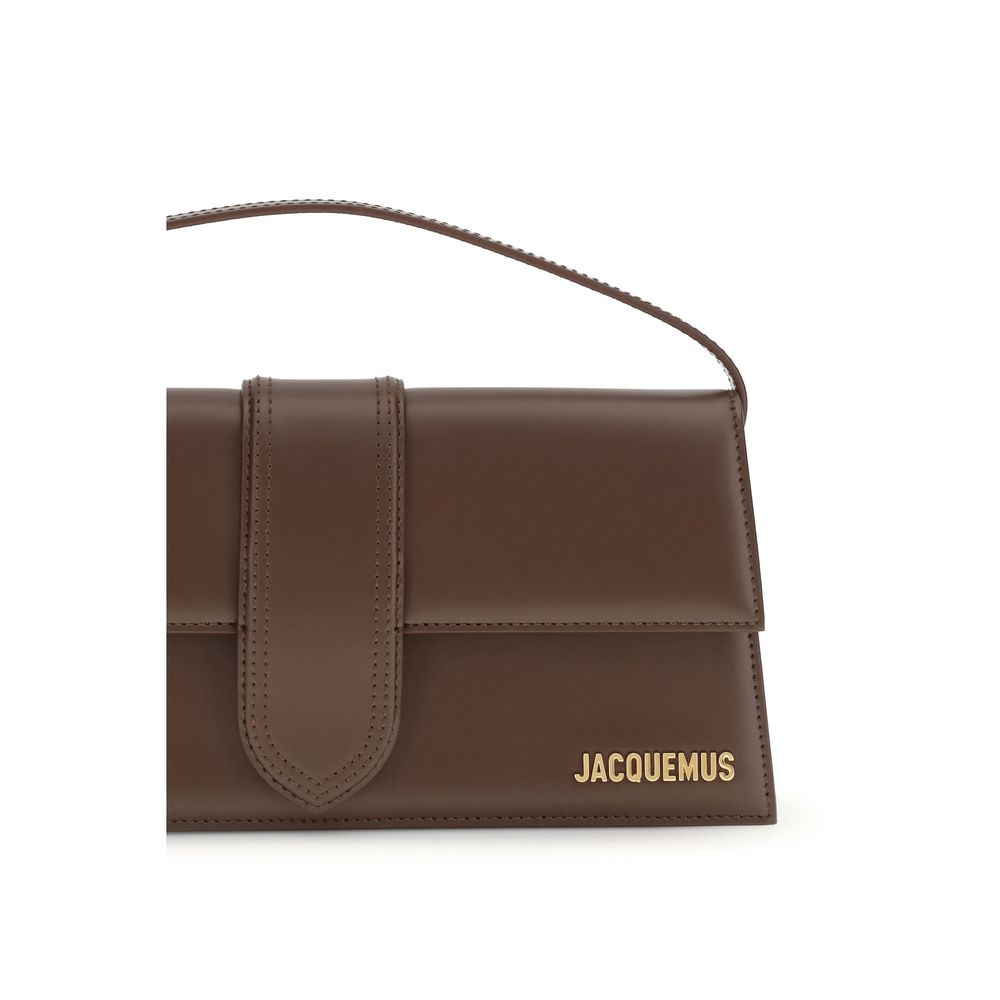 Jacquemus Brown Calf Leather Bos Taurus Handbag