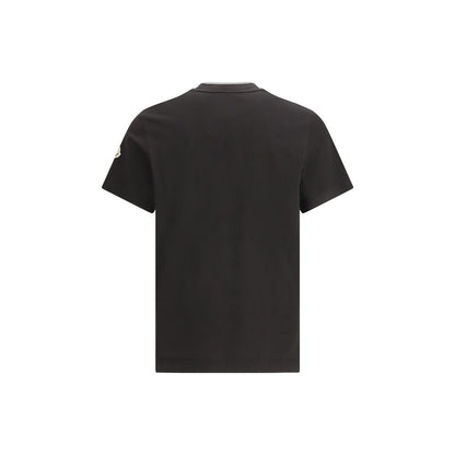 Moncler Black Cotton T-Shirt