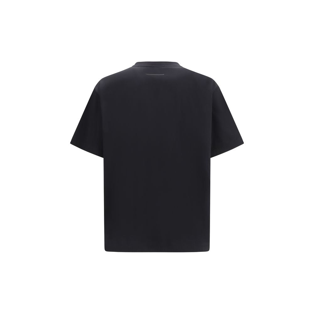 MM6 Black Cotton T-Shirt