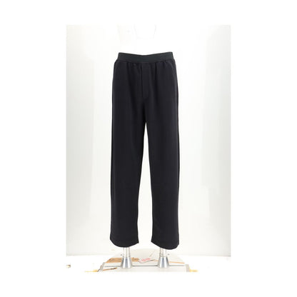 MM6 Black Cotton Casual Pants
