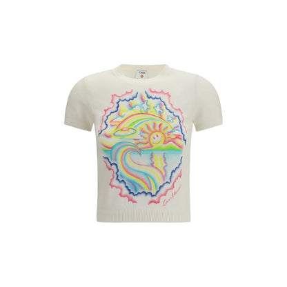 Casablanca Multicolor Cotton T-Shirt