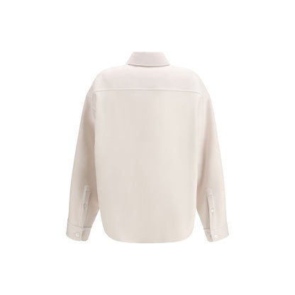 Balenciaga Beige Cashmere Shirt