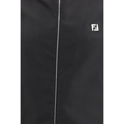 Fendi Black Polyester Shell Jacket