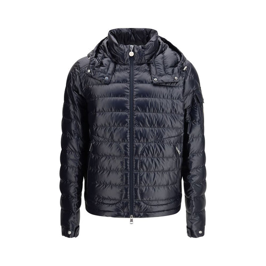Moncler Blue Polyamide Full-Length Jacket