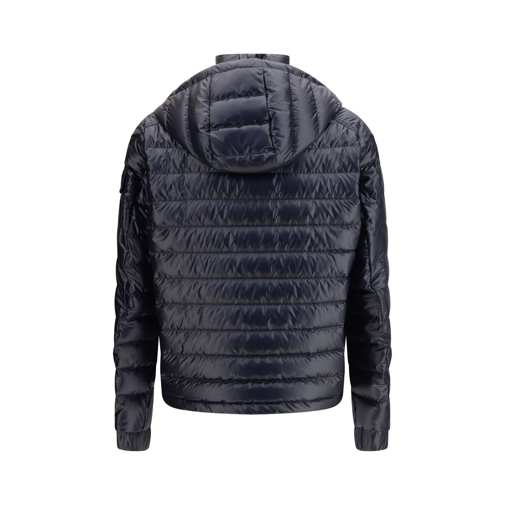 Moncler Blue Polyamide Full-Length Jacket