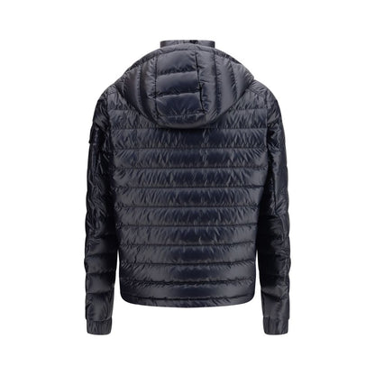 Moncler Blue Polyamide Full-Length Jacket