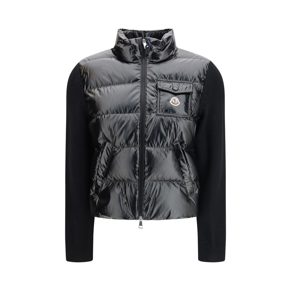 Moncler Black Polyamide Coat