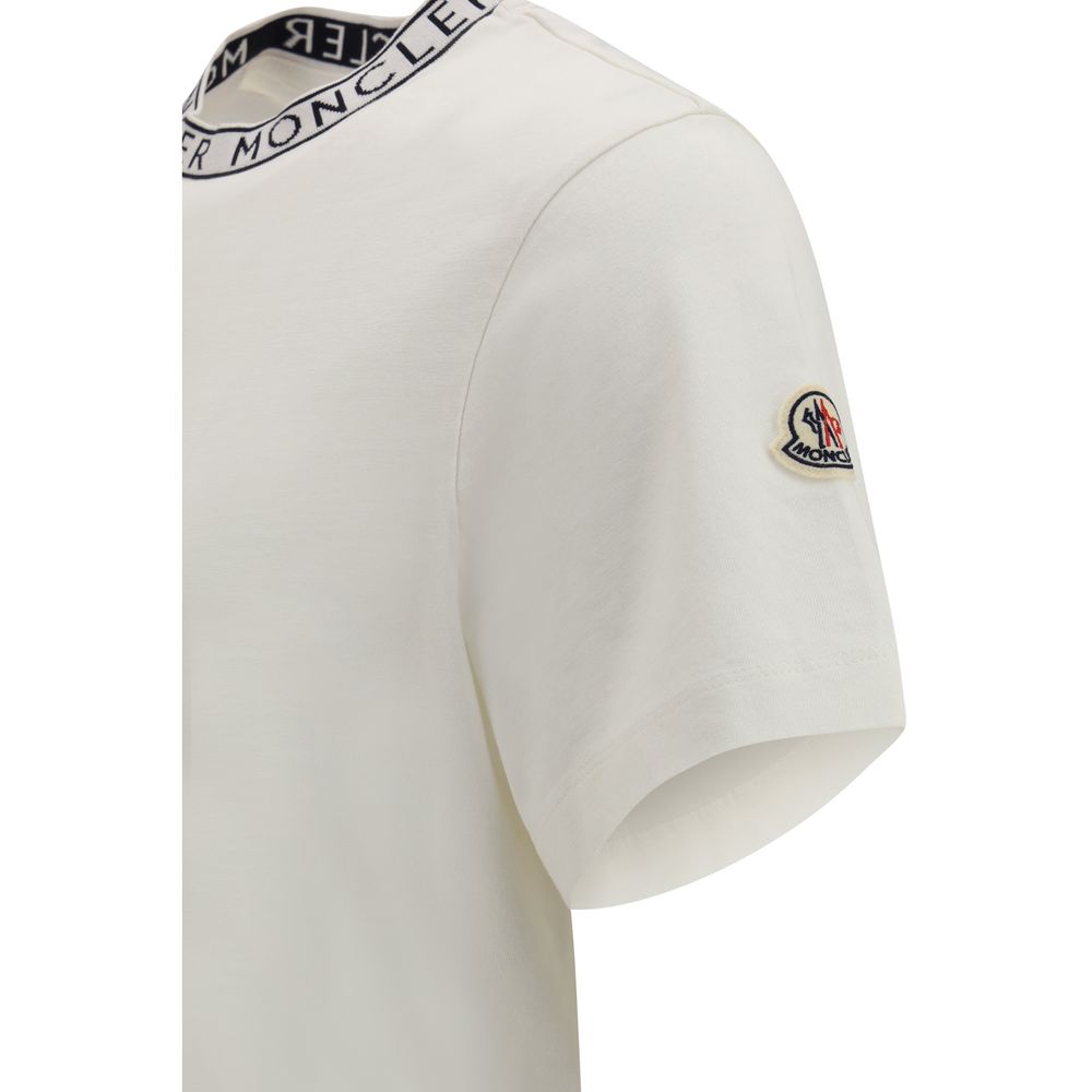 Moncler White Cotton T-Shirt
