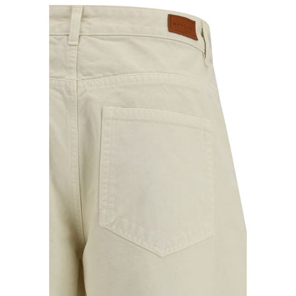 Moncler Beige Cotton Casual Pants