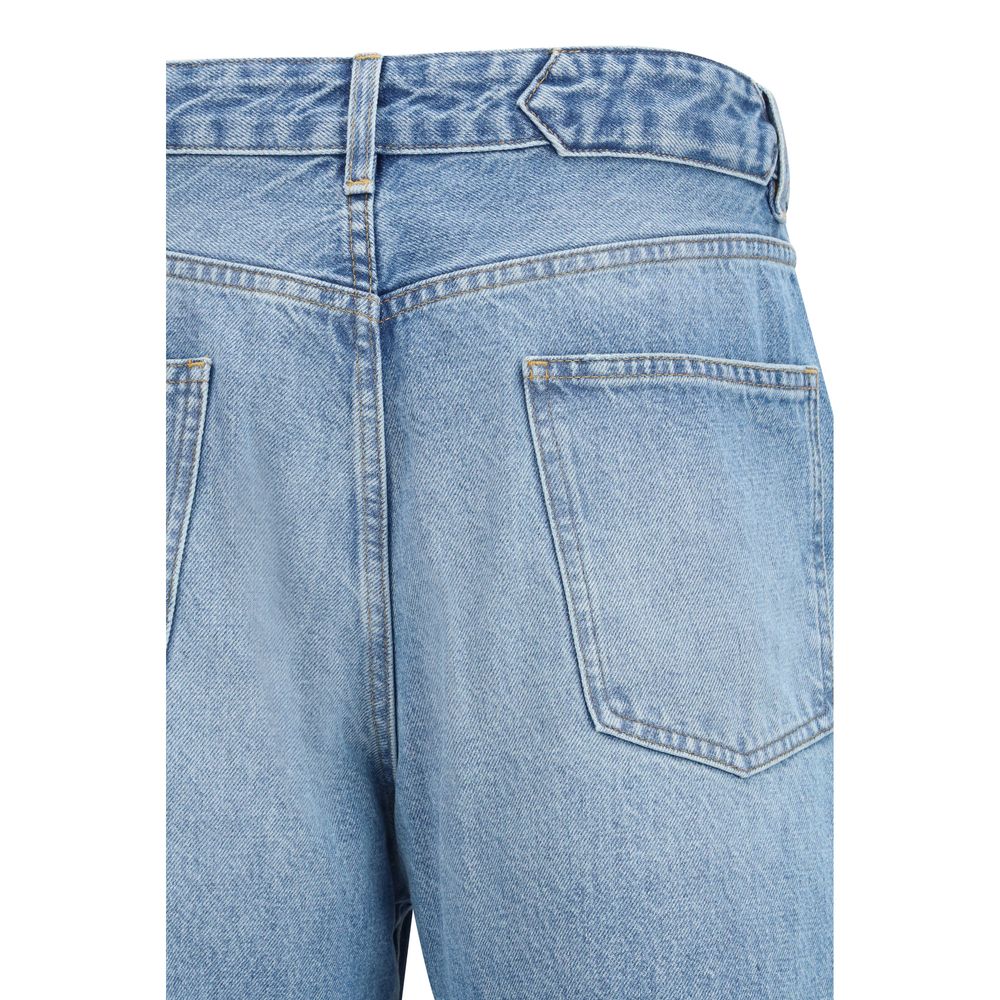 Jacquemus Blue Polyester Jeans Denim