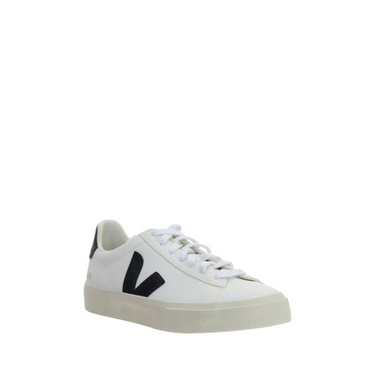 Veja White Calf Leather Bos Taurus Low Top Sneakers