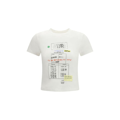 MM6 White Cotton T-Shirt