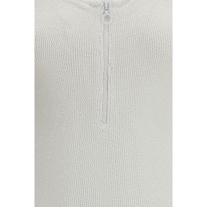 Hunza G White Polyamide One-Piece Swimsuit