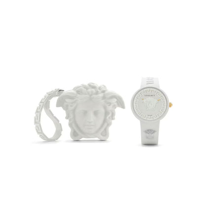 Versace White Synthetic Sport Watch