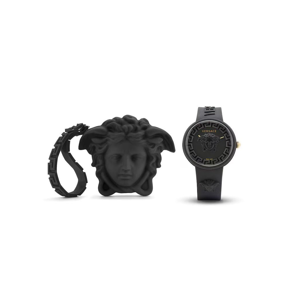 Versace Black Synthetic Sport Watch