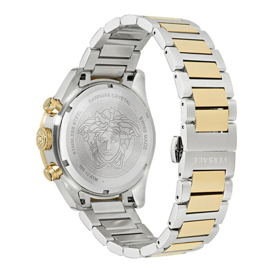 Versace Gray Stainless Steel Dress Watch