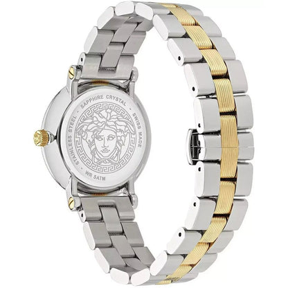 Versace Gray Stainless Steel Dress Watch