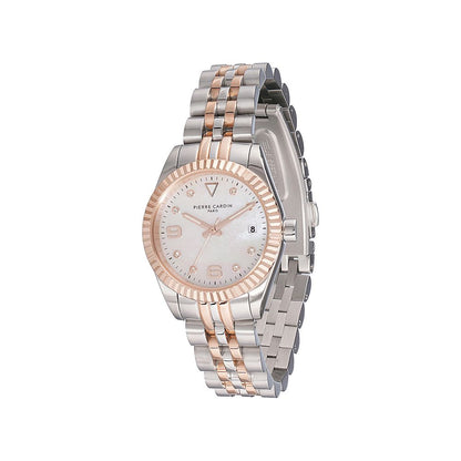 Pierre Cardin Gray Stainless Steel Dress Watch
